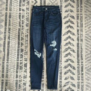 American Eagle curvy-high rise jegging jeans